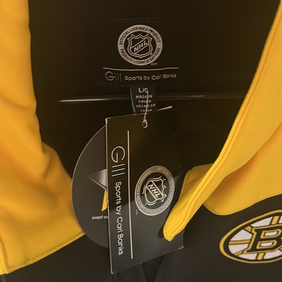 3III NHL Boston Bruins Jacket *New with tags* - Picture 2 of 4